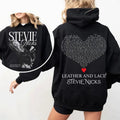 Stevie Vintage Leather And Lace T-shirt, Don't Be A Lady Be A Legend 2 Side Sweatshirt, Music Concert Hoodie, Gift For...