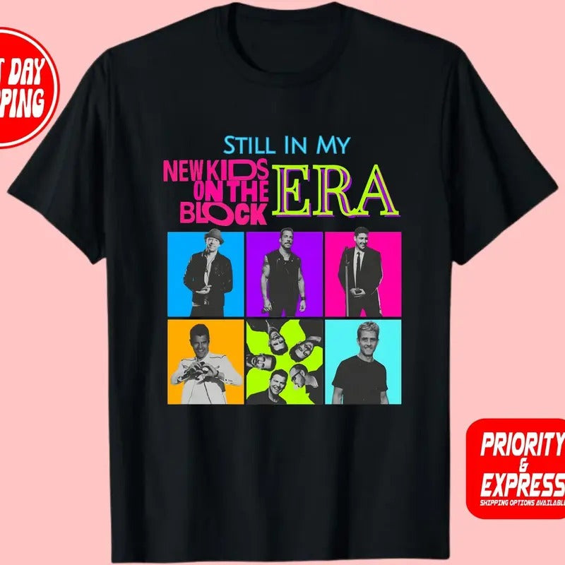 Still In My New On The Block Era Shirt, Retro Band Tee, Old School Boy Band Hoodie, Sweatshirt | GrindPrints.com