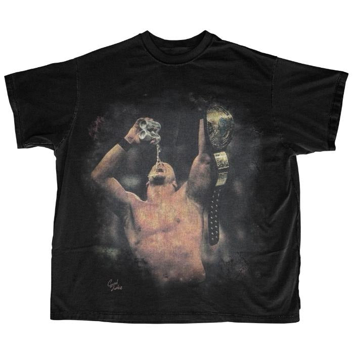 "Stone Cold" Tribute Wrestling Tee - Vintage Bootleg Hoodie, Sweatshirt | GrindPrints.com