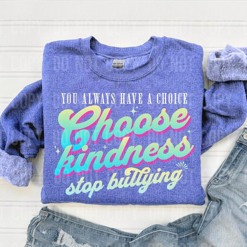 Stop Bullying DTF Transfers - THIS IS NOT A SHIRT Hoodie, Sweatshirt | GrindPrints.com