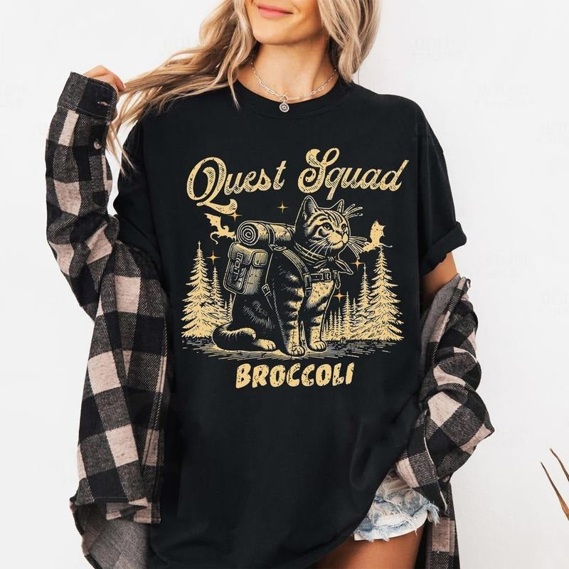 Storm Shirt Quest Squad Broccoli tee Fourth Wing Merch Xaden Riorson clothes Hoodie, Sweatshirt | GrindPrints.com