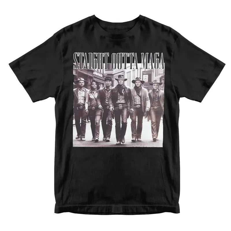Straight Outta Maga Shirt, Trump Support Team Tee Menswear Top Hoodie, Sweatshirt | GrindPrints.com