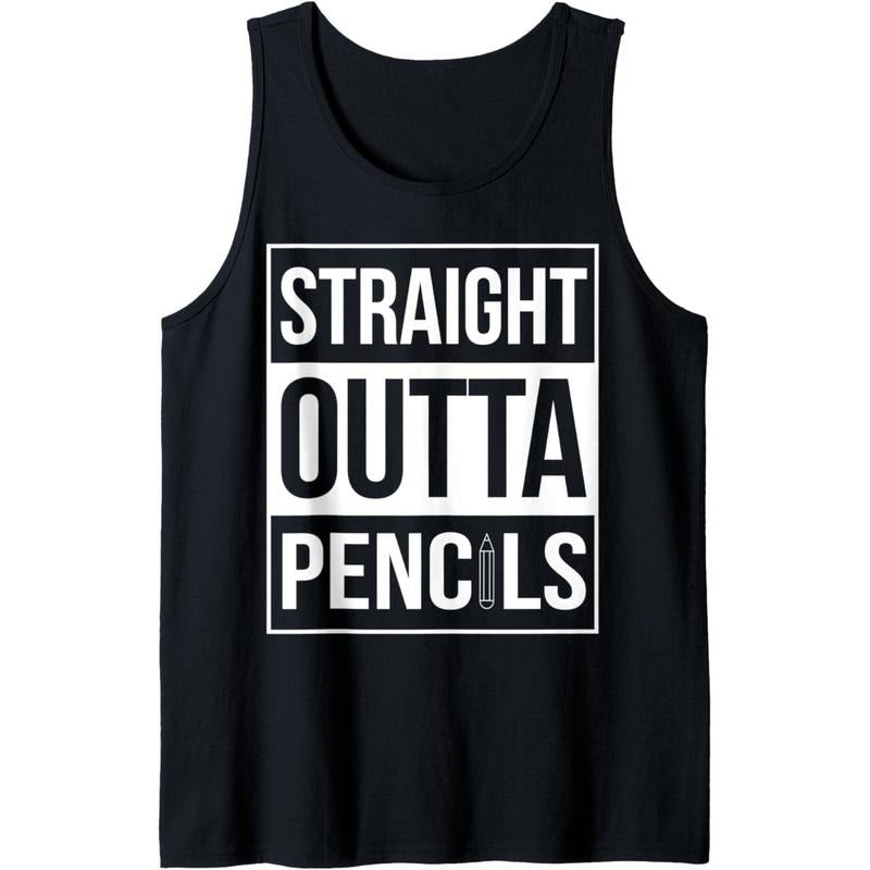 Straight Outta Pencils T-Shirt Tank Top Hoodie, Sweatshirt | GrindPrints.com