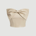 Strapless Top With Bow DecorationY2K T-Shirts, Hoodie, Sweatshirt | GrindPrints.com