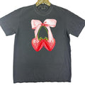 Strawberry Bow Coquette Comfort Colors T-Shirt Hoodie, Sweatshirt | GrindPrints.com