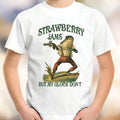 Strawberry Jams But My Glock Don't Shirt , Comfort Colors Funny Frog Shirt, Funny Meme Shirt LS838 Hoodie, Sweatshirt