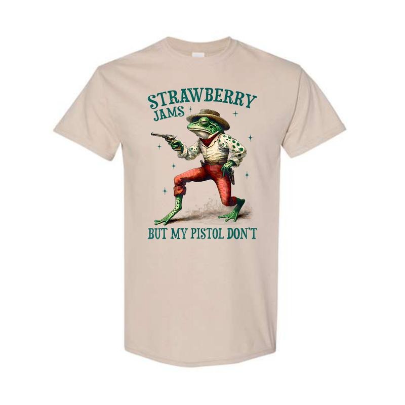 Strawberry Jams But My Guns Don' Shirt T-Shirts, Hoodie, Sweatshirt