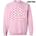 Strawberry Stripe Monogram Sweatshirt 'NLB' T-Shirts, Hoodie | GrindPrints.com