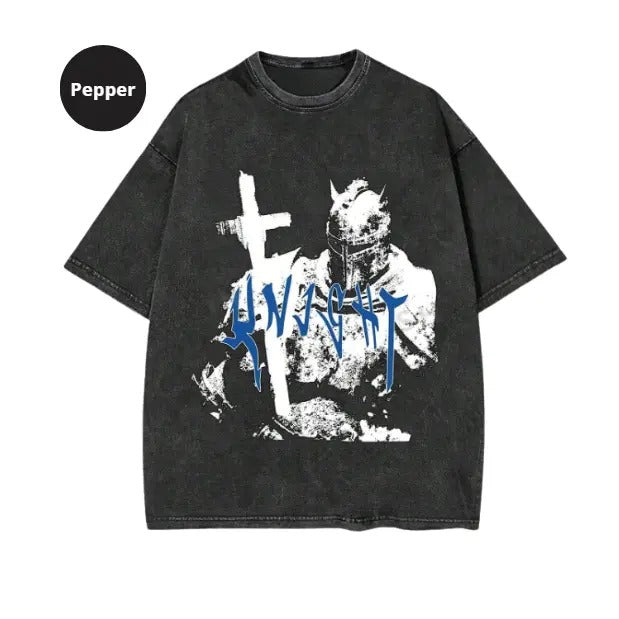 Street Life Men's High Street Vintage Distressed Snowflake Round Neck T-Shirt, Sweatshirt, Hoodie Size S- 3XL,Gift For...