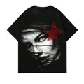 Street Life Men's Portrait Printed Short Sleeve T-Shirt, Sweatshirt, Hoodie Size S- 3XL,Gift For Women Top Womenswear...