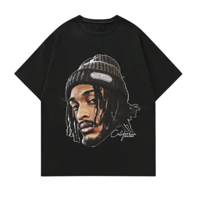 Street Life Men's Portrait Printed Short Sleeve T-Shirt, Sweatshirt, Hoodie Size S- 3XL,Gift For Women Top Womenswear...