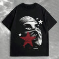 Streetwear Graphic T-Shirt Masked Face My Starlight Oversized Tee for Men Women Hoodie, Sweatshirt | GrindPrints.com