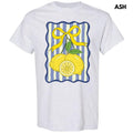 Stripe Lemon Coquette Gildan Short Sleeve T-Shirt 'NLB' Hoodie, Sweatshirt | GrindPrints.com