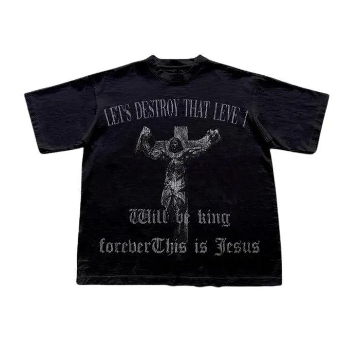 Strong Jesus Retro Medieval Print Graphics T-Shirt, Sweatshirt, Hoodie Size S- 3XL,Gift For Women Top Womenswear...