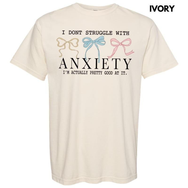 Struggle With Anxiety Comfort Colors T-Shirt Hoodie, Sweatshirt | GrindPrints.com