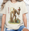 Studio Ghibli Castle in the Sky Shirt, Anime Shirt, Studio Ghibli Fan Merch, Unisex Anime Cotton Shirt Hoodie, Sweatshirt
