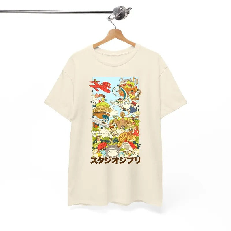 Studio Ghibli Movies Tshirt, Anime Tshirt, All Characters, Miyazaki Hayao, Howls Moving Castle, Totoro Hoodie, Sweatshirt