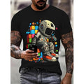 Stylish Astronaut Graphic Tee - Novelty & More Clothing - Comfortable Short Sleeve, Eye-Catching Designs, High-Quality...