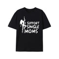 Stylish Men's Casual T-Shirt - Support Single Moms Print, All-Season Comfort & Easy Maintenance Made in USA Hoodie,...