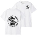 Stylish Skull Letter Graphic T-SHirt - Double-Sided Printed, Nobody Cares Work Harder T-Shirt Hoodie, Sweatshirt