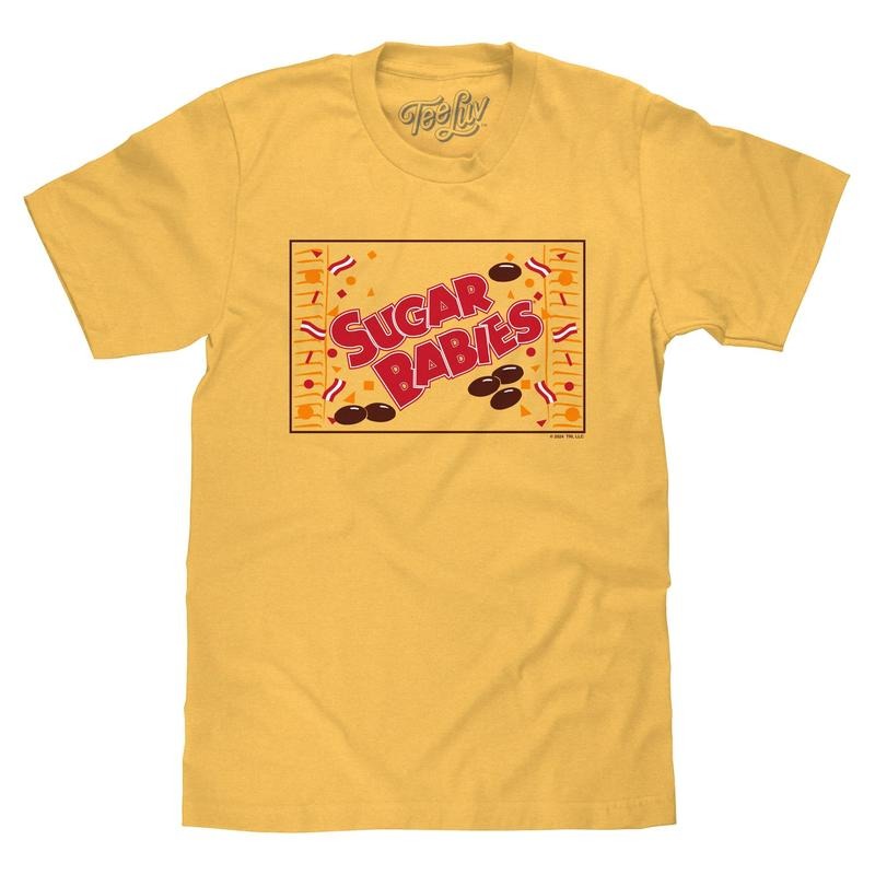Sugar Babies Caramel Candy T-Shirt - Banana Yellow Hoodie, Sweatshirt | GrindPrints.com
