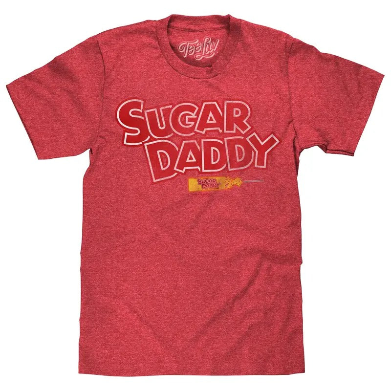 Sugar Daddy Logo Red T-Shirts, Hoodie, Sweatshirt