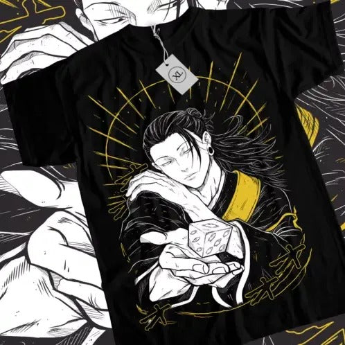 Suguru Geto T-shirt Jujutsu Kaisen shirt Getou jjk Anime Black shirt All Size Hoodie, Sweatshirt | GrindPrints.com