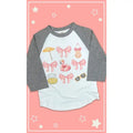 Summer Coquette Bows Youth Graphic Raglan T-Shirts, Hoodie, Sweatshirt | GrindPrints.com