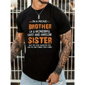 Summer Cotton Print Tee Shirt For Men Casual Short Sleeve, Breathable Knit Fabric, Classic Fit