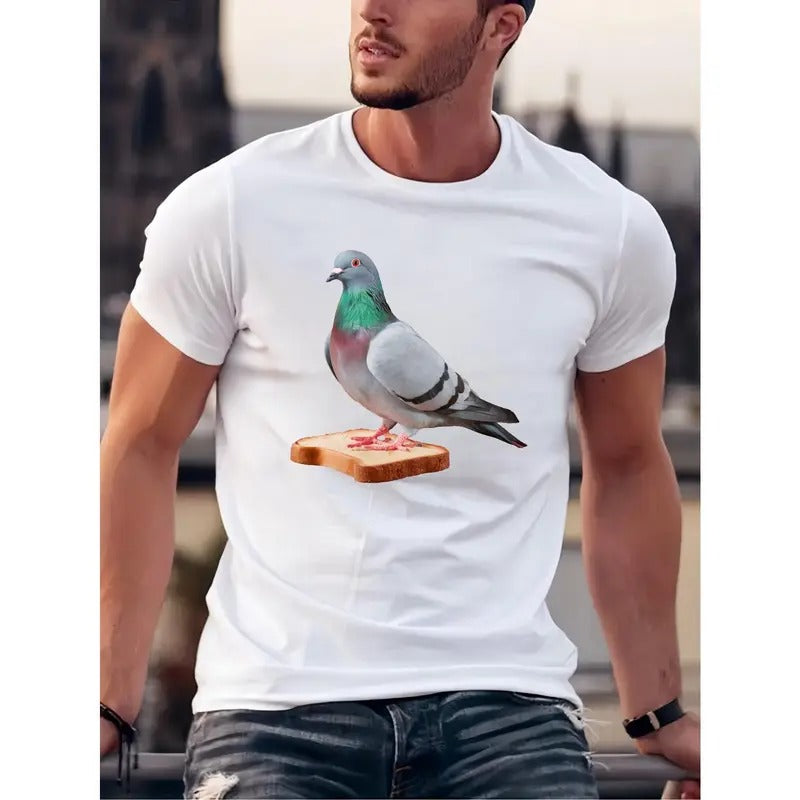 Summer Essential: Soft and Trendy Men's Crew Neck T-shirt, Short Sleeve Comfy Tee for Men Made in USA Hoodie, Sweatshirt