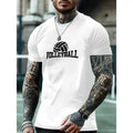Summer Essential Men's Short Sleeve Volleyball Print T-Shirt, Casual Crew Neck Tee for Trendy Guys Made in USA Hoodie,...