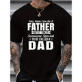 Summer Men's Front Printed Short Sleeve T-Shirt Top Comfortable Breathable Fabric Casual Sport Style Father, 1 pc, 100%...