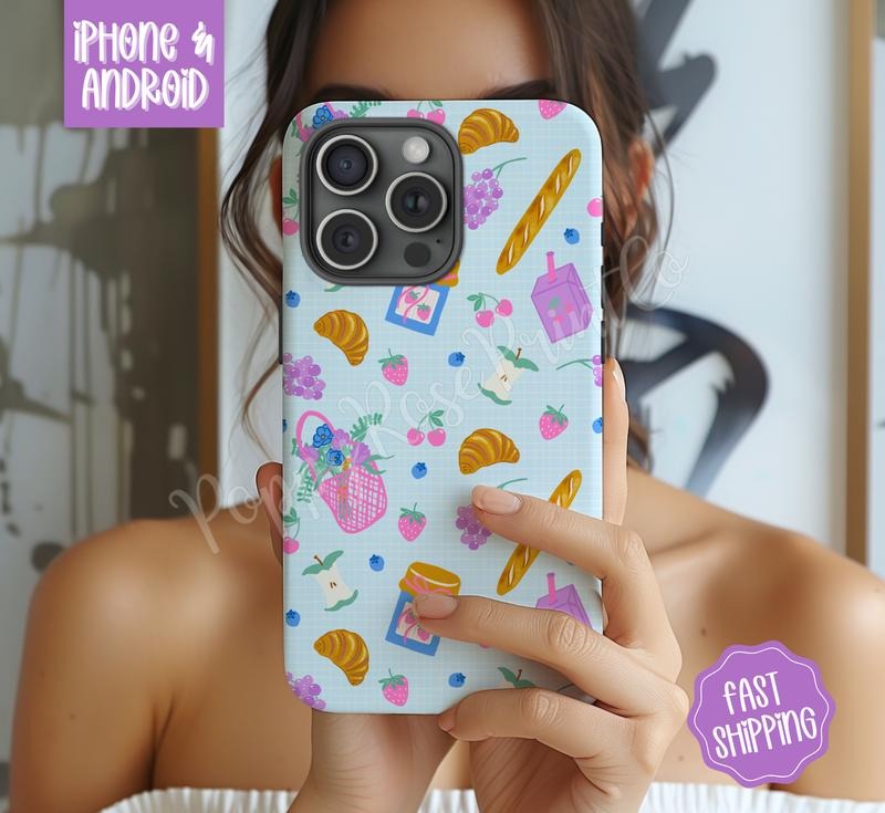 Summer Picnic Phone Case Mag Safe Compatible Magnetic Tough Cases T-Shirts, Hoodie, Sweatshirt | GrindPrints.com
