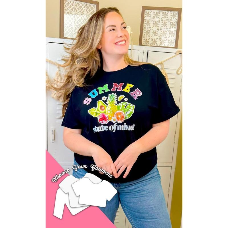 Summer State of Mind Graphic T-Shirts, Hoodie, Sweatshirt | GrindPrints.com
