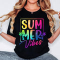 Summer Vibes T-Shirt, Beach T-Shirt, Tropical Sunset T-Shirt, Retro Summer T-Shirt Hoodie, Sweatshirt | GrindPrints.com