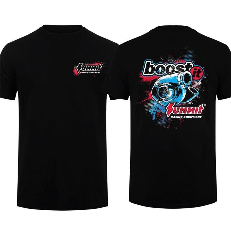 Summit Racing Boost Turbo Car Lover Shirt Racing Shirt Speed Performance Summer Menswear Car Parts T-Shirts, Hoodie, Sweatshirt
