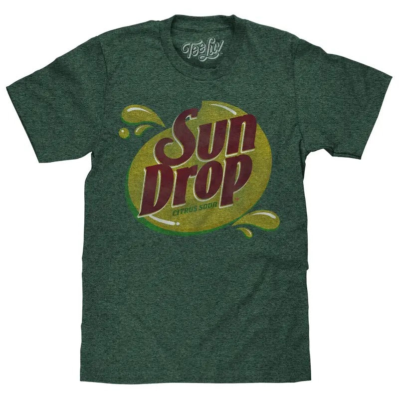 Sun Drop Soda Logo T-Shirt - Green Hoodie, Sweatshirt | GrindPrints.com