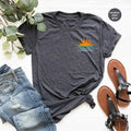 Sun Shirt, Pocket Sun Shirt, Pocket Summer Shirt, Pocket Tee, Sea Shirt, Beach Shirt, Sea T Shirt, Vacation Shirt, Summer...