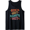 Sun's Out Bumps Out Funny Summer Pregnancy Announcement Tank Top Made in USA T-Shirts, Hoodie, Sweatshirt | GrindPrints.com