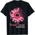 Sunflower Breast Cancer Awareness Pink Ribbon October Made USA T-Shirts, Hoodie, Sweatshirt