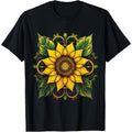 Sunflower Graphic Artwork Art Sunflower T-Shirt Made in USA Hoodie, Sweatshirt | GrindPrints.com