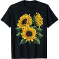 Sunflower bouquet on Sunflower T-Shirt Made in USA Hoodie, Sweatshirt | GrindPrints.com