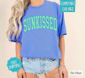 Sunkissed Beach Shirt Comfort Colors, Cute Summer Shirt, Oversized Beach Tee, Swimsuit Cover Up Shirt, Vacation Outfit...