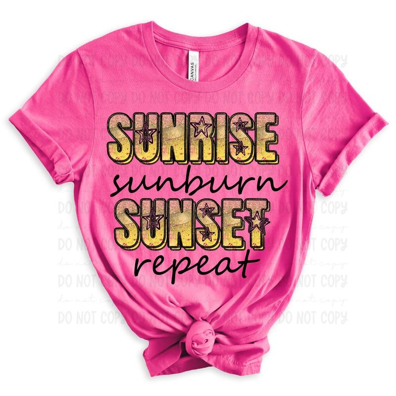 Sunrise Sunburn DTF Transfers - THIS IS NOT A SHIRT Hoodie, Sweatshirt | GrindPrints.com