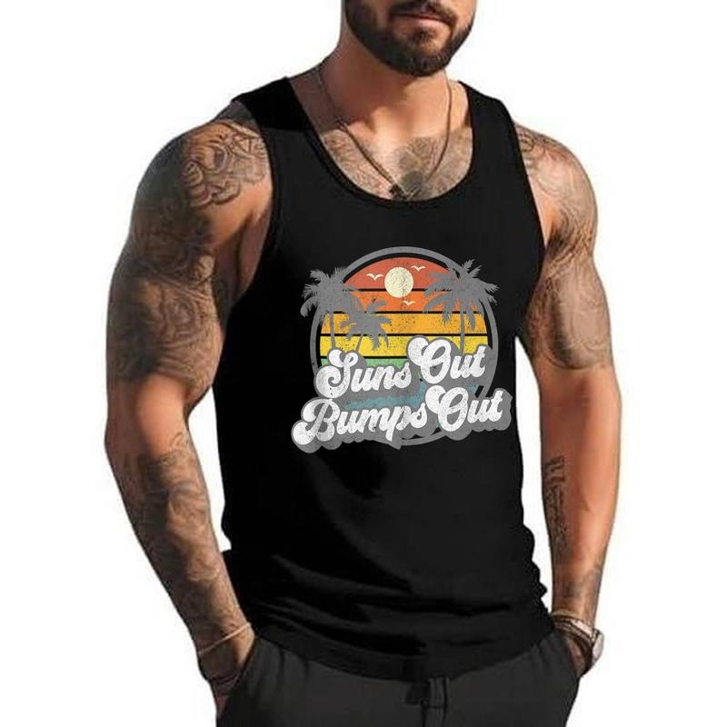 Suns Out Bumps Out Beach Funny Pregnancy Cute Maternity Gift Unisex Tank Top, Cotton, Size S-3XL T-Shirts, Hoodie, Sweatshirt