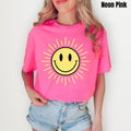 Sunshine Happy Face Comfort Colors T-Shirt 'NLB' Hoodie, Sweatshirt | GrindPrints.com