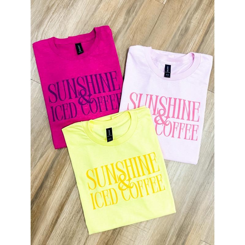 Sunshine Iced Coffee Graphic Tee C.O.C Hoodie, Sweatshirt | GrindPrints.com