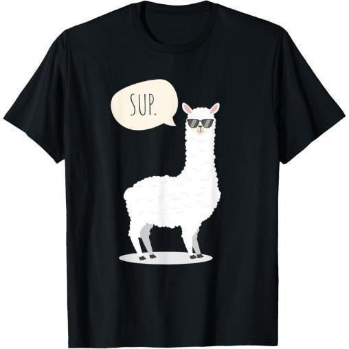 Sup No Drama Llama Alpaca Made USA T-Shirts, Hoodie, Sweatshirt