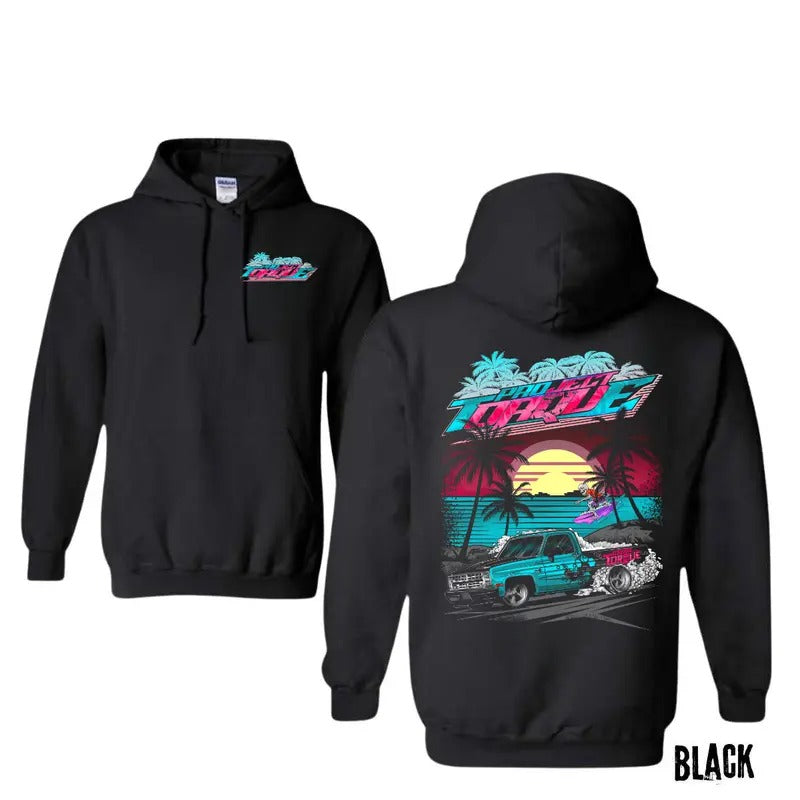 Super Pickup Truck C10 Miami T-Shirt - Crewneck Sweatshirt