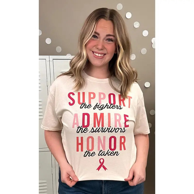 Support Admire Honor Graphic T-Shirt Hoodie, Sweatshirt | GrindPrints.com